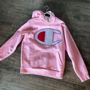 Champion Men Pink Hoodie Size M